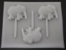 681 Elephant Chocolate or Hard Candy Lollipop Mold